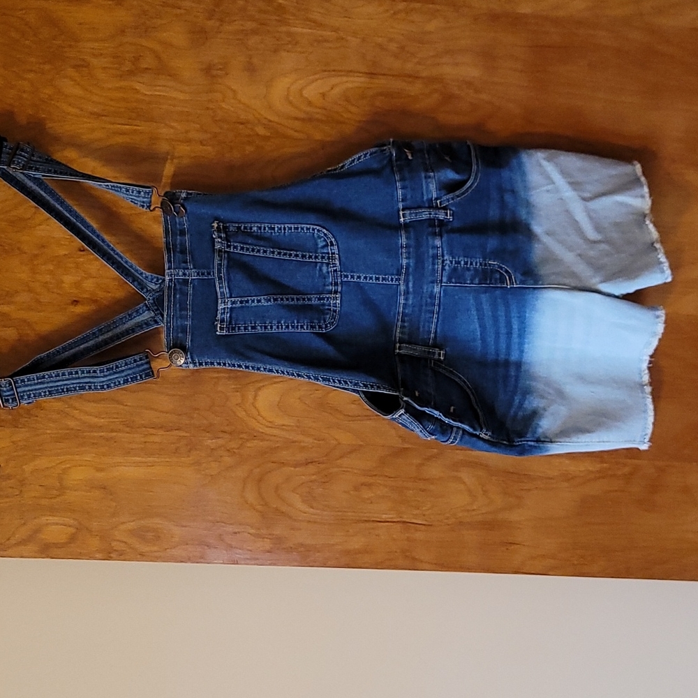 Girls Ombre Overalls